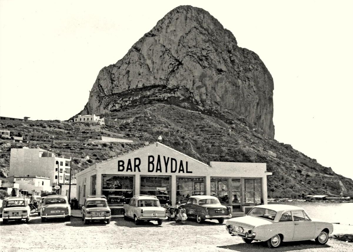Años 60 · El Bar Baydal bajo el Peñón