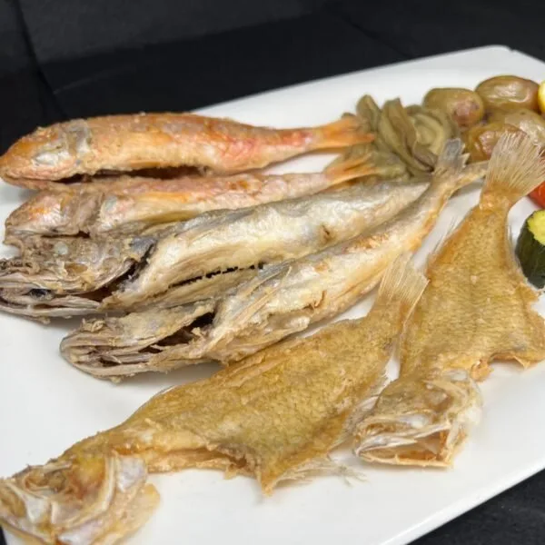 Pescado de Calp frito, de la lonja