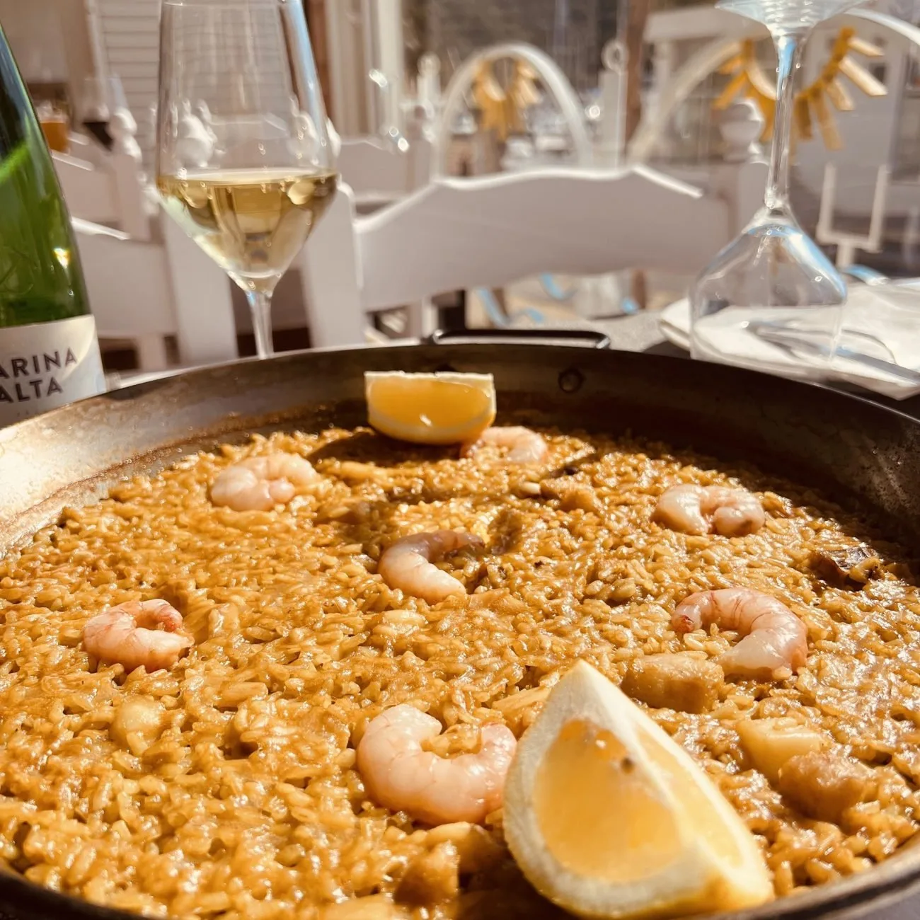 Arròs del senyoret en paellera, Restaurante Baydal Calp